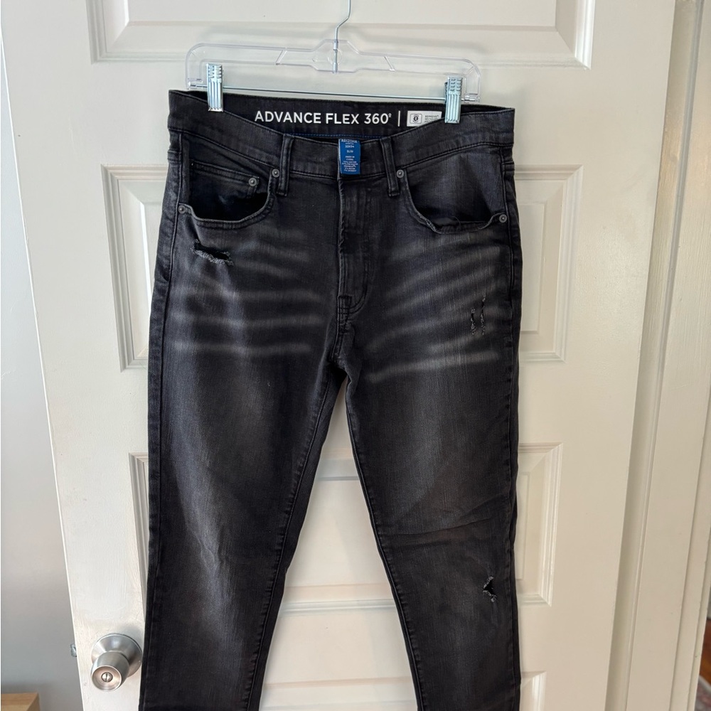 Arizona Jean Company Men's Charcoal Slim Jeans